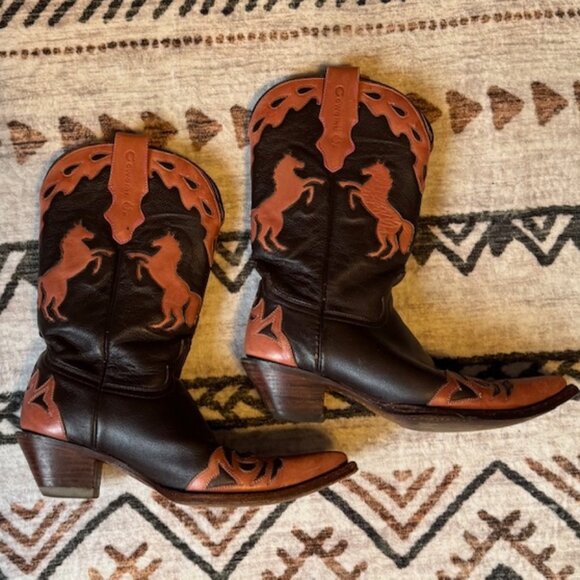 Corral Cowgirl Up Western Boots Size 9 - Picture 4 of 6